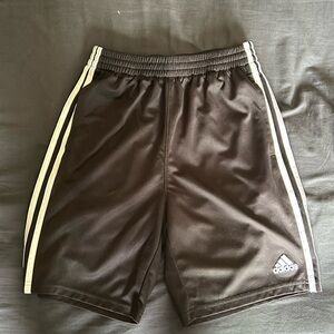 Two Adidas 3 Stripe Shorts